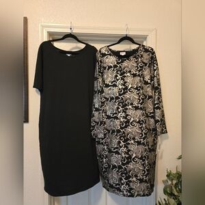 🖤New LuLaRoe Elegant Debbie Dress + 1 EUC LuLaRoe Dress